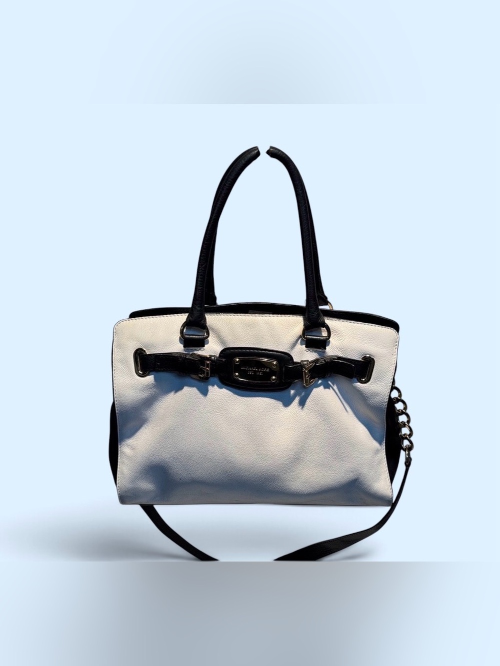 MICHAEL Michael Kors Black and White Satchel